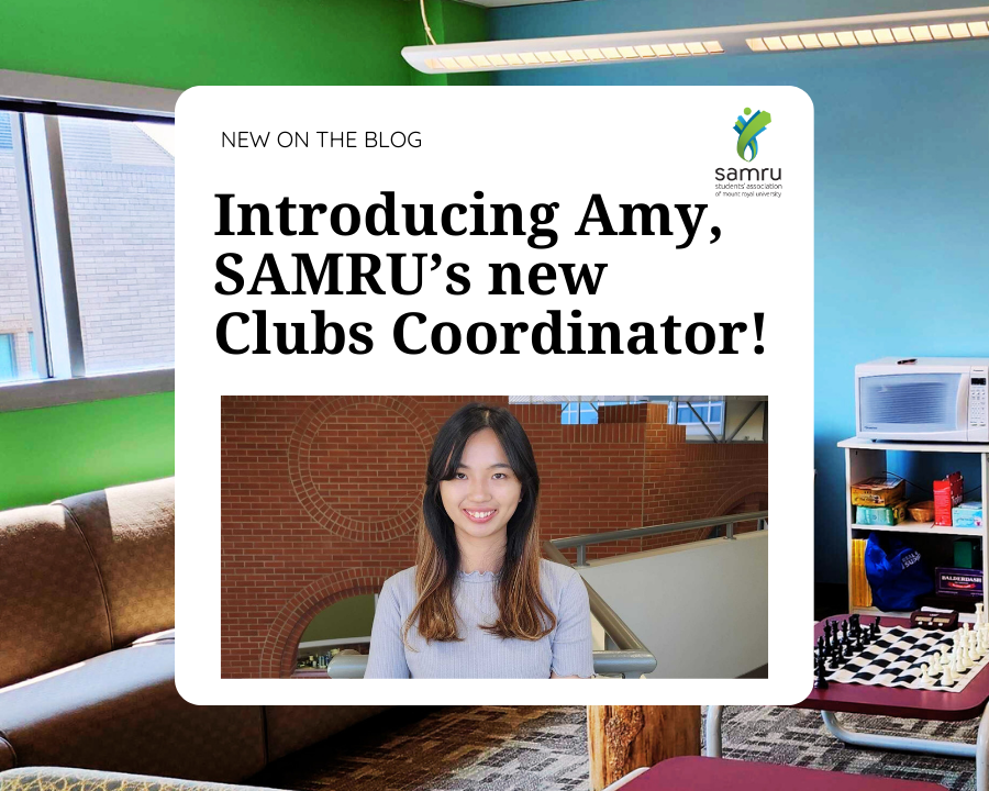 Featured image for “Introducing Amy, SAMRU’s Clubs Coordinator!”